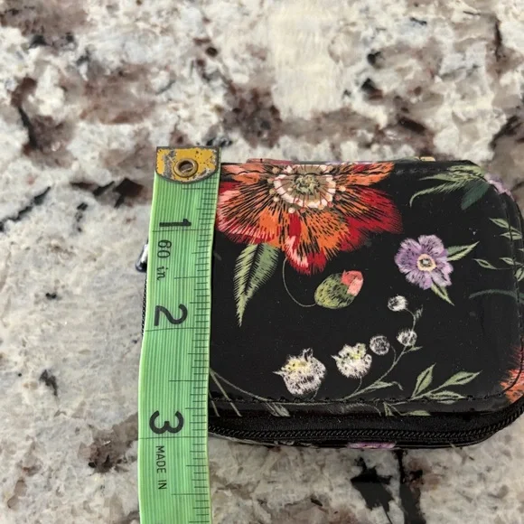 Floral Black PILL BOX - Picture 7 of 7
